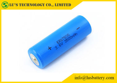 ER17505 Thionyl λίθιου μπαταρίες ER17500 λίθιου μπαταριών 3.6V 3400mah χλωριδίου ένα μπαταρίες 3.6v μεγέθους lisocl2