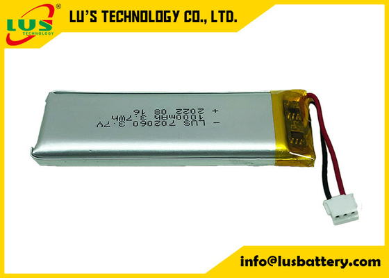 LP702060 εξαιρετικά λεπτή υψηλή ικανότητα πολυμερών μπαταριών 3.7V λίθιου για το μίνι εκτυπωτή