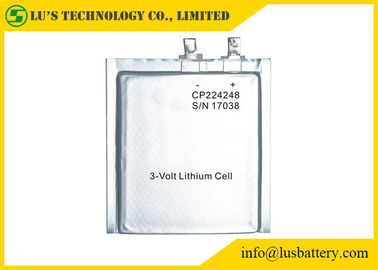 CP224248 μπαταρία 3v μπαταριών 3.0V 850MAH λίθιου η λεπτή εξαιρετικά λεπταίνει το κύτταρο