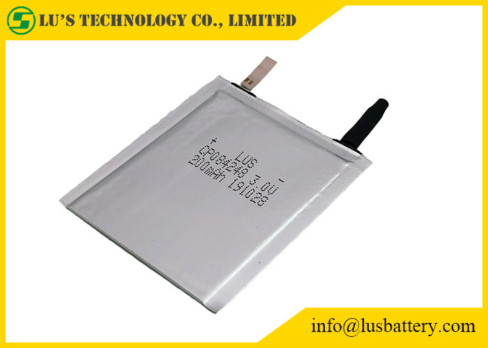 Εύκαμπτη συσκευάζοντας μπαταρία 3.0v 200mah CP084248 μαγγάνιου λίθιου για την ανιχνευτή έξυπνη ετικέτα