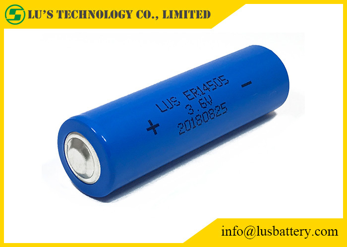 Σπειροειδής Thionyl λίθιου μπαταριών 2400mah λίθιου κυττάρων ER14505 AA 3,6 Β μπαταρία χλωριδίου