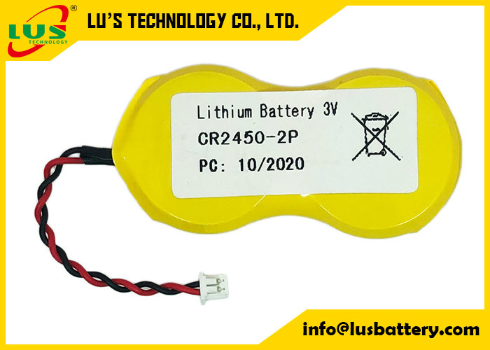 Τύπος Imos 1p2-Α1 μπαταριών κυττάρων 1200mah κουμπιών Cr2450-2p 3v για Rfid