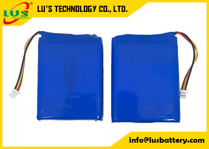 Πακέτο 3000mah PL704050-2P λι-πολυμερών 1600mAh 3.7V Lipo μπαταριών για τα φω'τα γραφείου