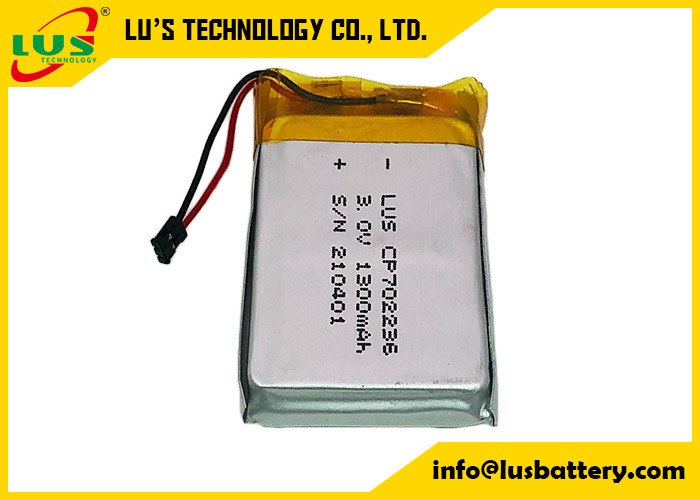 CP702236 Μπαταρία λιθίου μαγγανίου 1300mah 3,0V Εξαιρετικά λεπτή για ανιχνεύσιμη έξυπνη ετικέτα