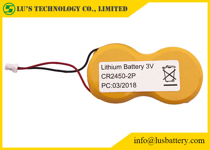 Μπαταρία 1200mah 3V λίθιου IMOS 2P CR2450 με 51021 Ε 35mm για το ψηφιακό σύστημα σηματοδότησης
