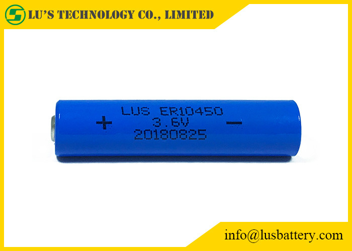 Thionyl λίθιου 700mah 3.6V μπαταρία μπαταριών ER10450 χλωριδίου για τον υπολογιστή/τα ρολόγια