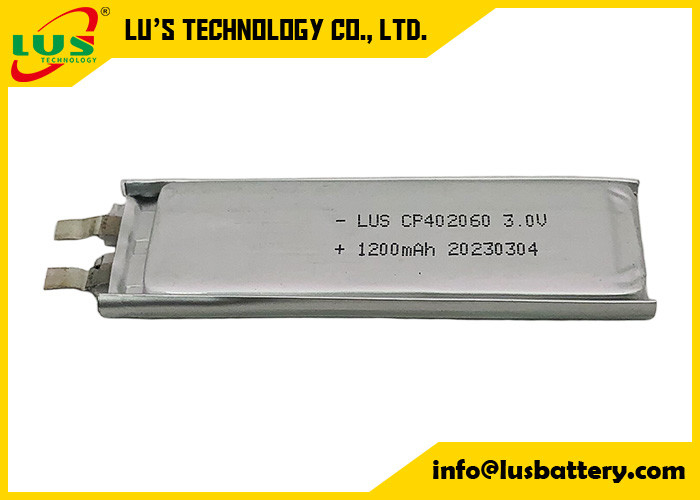 Limno2 κύτταρο CP402060 3,0 βολτ 1200mah σακουλών για την μπαταρία CMOS με 10 έτη ζωής του προϊόντος στο ράφι