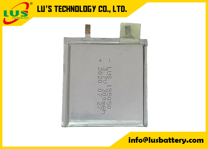3.7V 300mAh Λι-πολυμερή μπαταρία lp155050 Λιπο επαναφορτιζόμενη μπαταρία ιόντων λιθίου 155050 λεπτό κύτταρο
