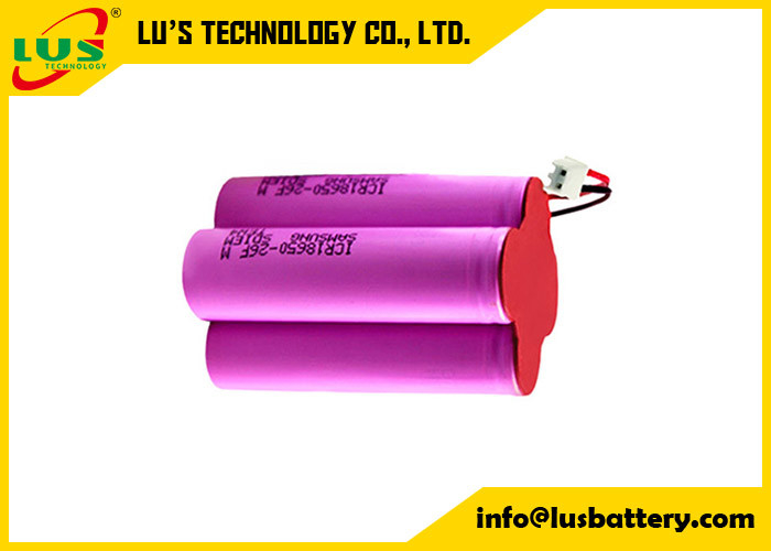 11.1v 2200mah 24.42wh 18650 μπαταρία ιόντων λιθίου προσαρμοσμένη 18650 12V 2.2Ah ιόντων λιθίου 11.1v 2200mah