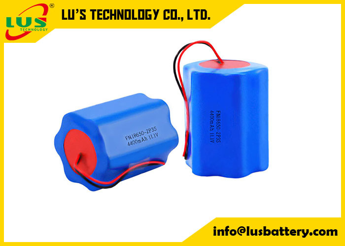 11.1V 4400mAh επαναφορτιζόμενη 18650 μπαταρία ιόντων λιθίου OEM