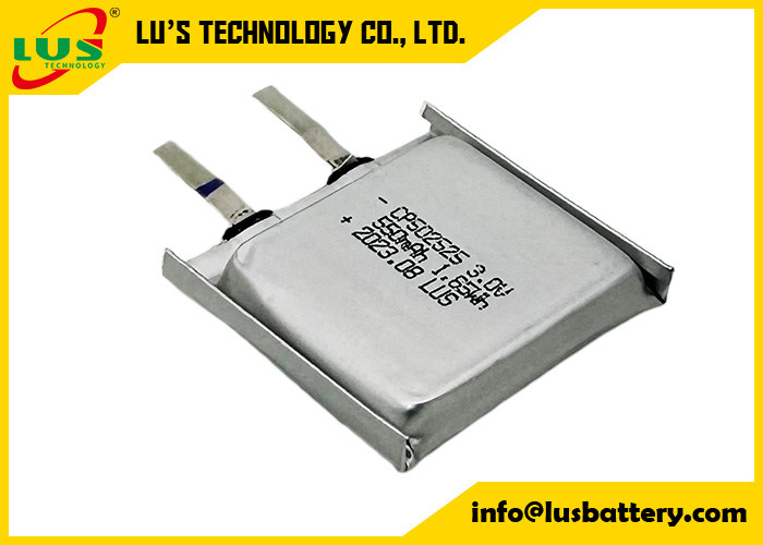 CP502525 3v 550mAh Soft Pack μπαταρία για αισθητήρες IOT CP502520 LiMnO2 Thin Cell 3.0V Thin Flexible μπαταρία