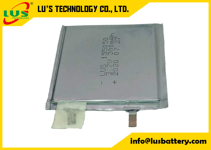 3.7v 1.11wh μπαταρία λιποξυγόνου 300mah Ultra Thin Cell Αναφορτιζόμενες μπαταρίες πολυμερούς λιθίου LP155050