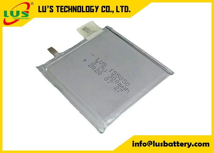 3.7v 1.11wh μπαταρία λιποξυγόνου 300mah Ultra Thin Cell Αναφορτιζόμενες μπαταρίες πολυμερούς λιθίου LP155050