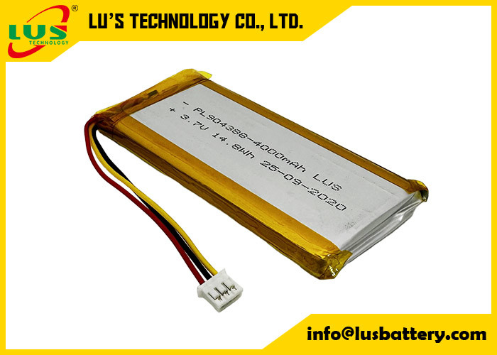 3.7 Volt 4000mAh επαναφορτιζόμενη μπαταρία LP904388 μπαταρία ιόντων λιθίου 4000mAh 3.7V επαναφορτιζόμενη μπαταρία ιόντων λιθίου πολυμερούς