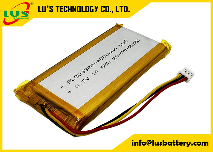 3.7 Volt 4000mAh επαναφορτιζόμενη μπαταρία LP904388 μπαταρία ιόντων λιθίου 4000mAh 3.7V επαναφορτιζόμενη μπαταρία ιόντων λιθίου πολυμερούς