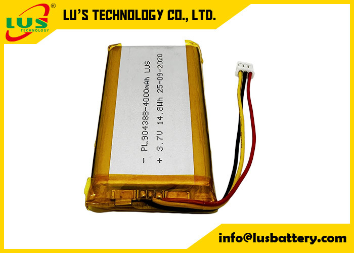 3.7 Volt 4000mAh επαναφορτιζόμενη μπαταρία LP904388 μπαταρία ιόντων λιθίου 4000mAh 3.7V επαναφορτιζόμενη μπαταρία ιόντων λιθίου πολυμερούς