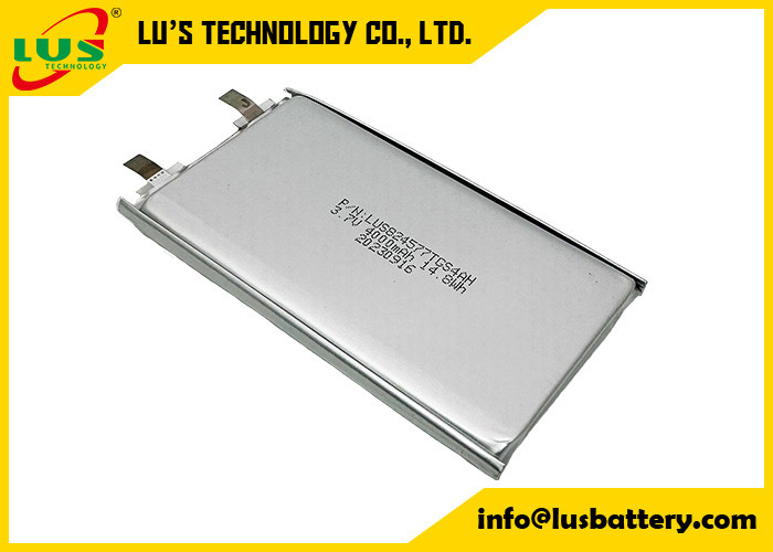 3.7V 4000mAh LP824577 Λίπο μπαταρία επαναφορτιζόμενη μπαταρία ιόντων λιθίου πολυμερούς PL824577 4ah 3.7V λίπο μπαταρία