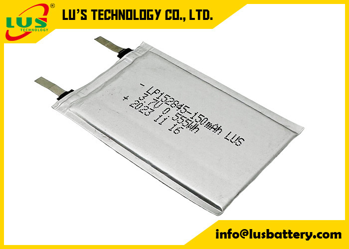 LP152845 3.7V επαναφορτιζόμενη μπαταρία πολυμερούς ιόντων λιθίου 150mah μπαταρία LiPo LP152845 3.7V