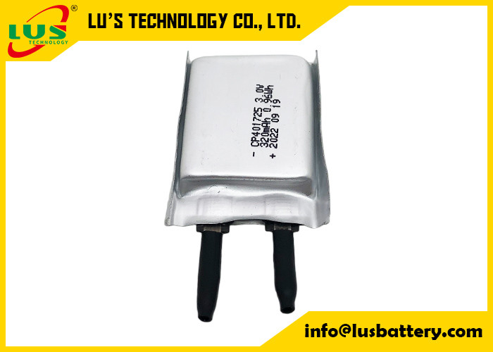 CP401725 Ενιαία μπαταρία Li-MnO2 3.0V Ultra- Thin LiMno2 Soft μπαταρία CB