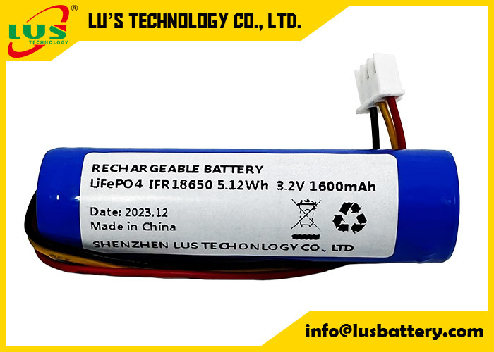 18650 μπαταρία 1500mAh 3.2V επαναφορτιζόμενη Lifepo4 μπαταρία OEM IFR18650 1.5ah μπαταρία λιθίου