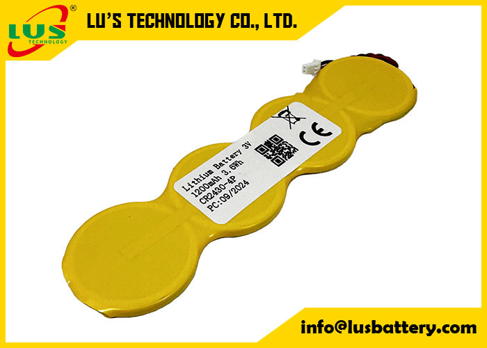 μπαταρία λιθίου μικρού μεγέθους 1200mah 3,0 volt μπαταρία λιθίου κουμπιού CR2430 1S4P