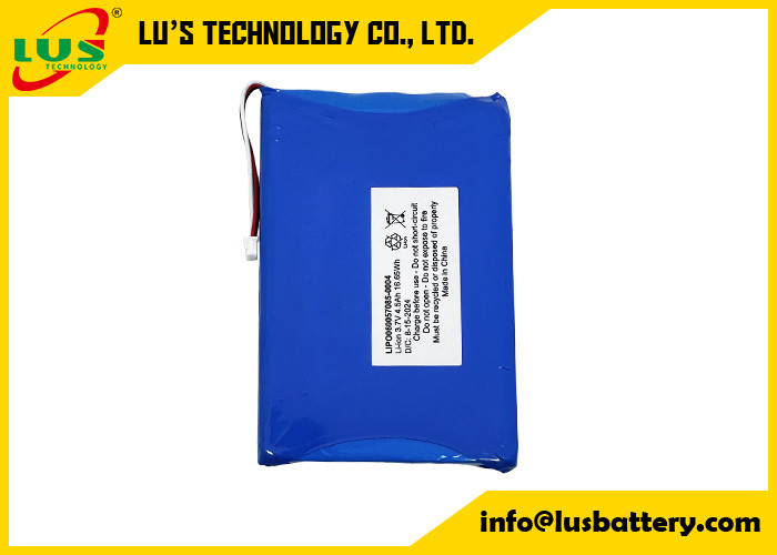 Λίπο μπαταρία 3.7 Volt 4500mAh μπαταρία πολυμερούς λιθίου LP605785 με συνδετήρα μπαταρίες OEM 605785