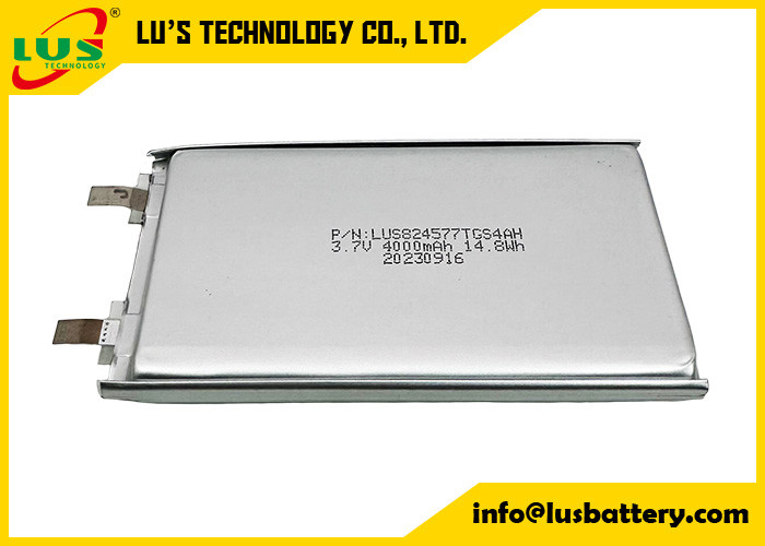 3.7V μπαταρία πολυμερούς Li 4000mAh μπαταρία ιόντων λιθίου 3.6V μπαταρία LP824577 μπαταρία lipo OEM
