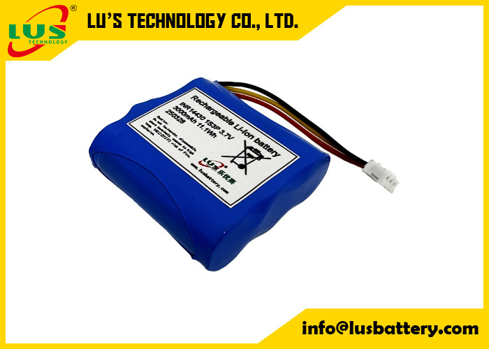 3.7V 3000mah επαναφορτιζόμενη μπαταρία 14430 1S3P μπαταρία ιόντων λιθίου 3.6volt μπαταρία OEM