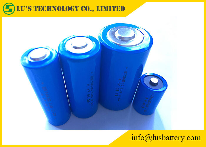 μπαταρία ER17500 λίθιου λι Socl2 3.6V 3400mah ένα μπαταρίες μεγέθους Lisocl2