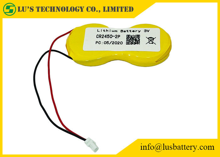 Κύτταρο κουμπιών λίθιου ECR2450 Limno2 1200mah 3v για τις ετικέττες