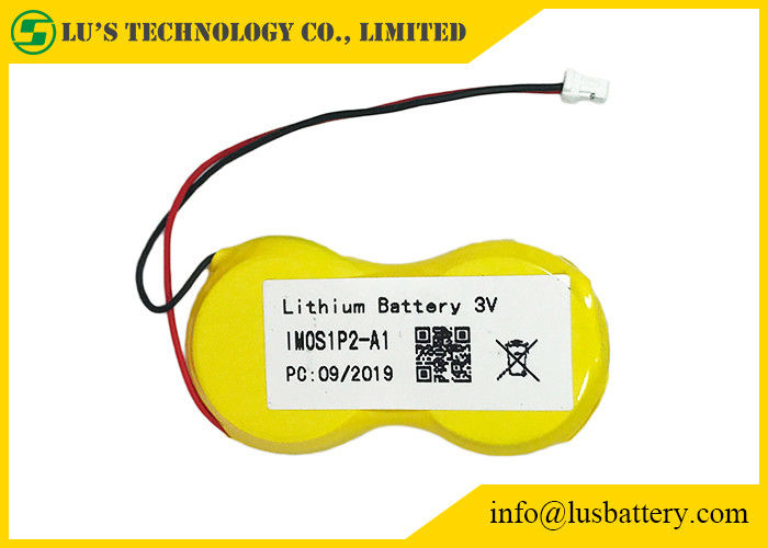 CR2450-2P κύτταρο 1200mah 3.0v νομισμάτων λίθιου κουμπιών με το συνδετήρα καλωδίων JST