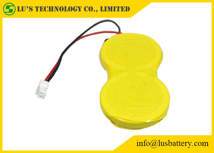 CR2450-2P κύτταρο 1200mah 3.0v νομισμάτων λίθιου κουμπιών με το συνδετήρα καλωδίων JST