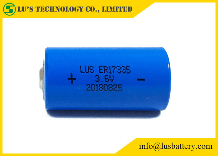 Thionyl λίθιου 3.6V 1900mah ER17335 αποθήκευση μπαταριών 2/3A 30C χλωριδίου