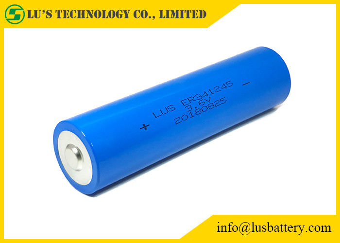 Thionyl λίθιου τύπων ER341245 3.6V 35AH DD μακροχρόνιος λειτουργών χρόνος μπαταριών χλωριδίου