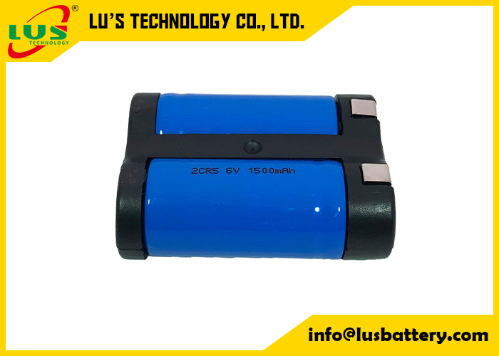 6,0 λίθιου μπαταριών 2CR5 3V 1500mah EL2CR5BP 6v DL245 λίθιου βολτ μπαταριών καμερών