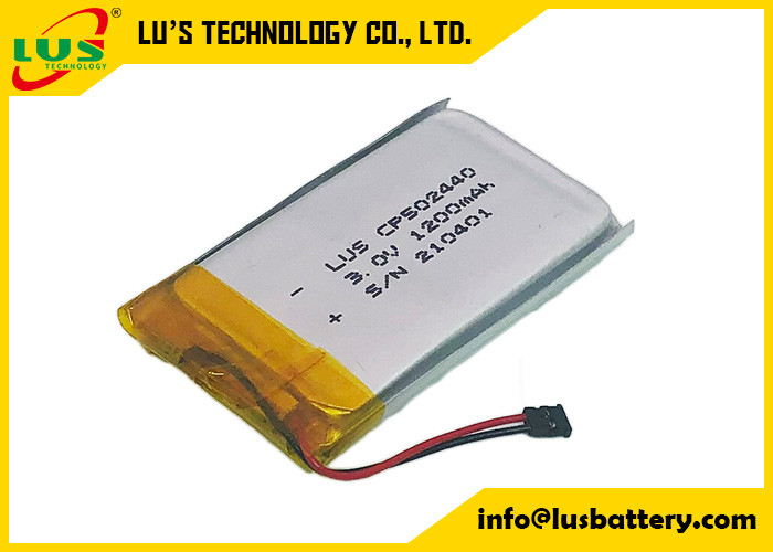 μπαταρία CP502440 λίθιου Mno2 3.0V 1200mAh για τα προϊόντα RTLS